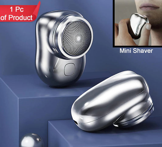 Mini Electric Shaver Portable Pocket Fashion Rechargeable Wireless Beard Hair Razor For Men And Women Home Travel Gift